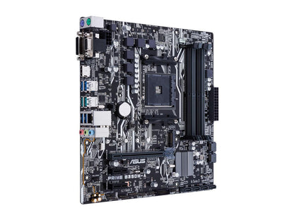 ASUS Prime B350M-A/CSM AM4 AMD B350 SATA 6Gb/s USB 3.1 HDMI Micro ATX Motherboards - AMD