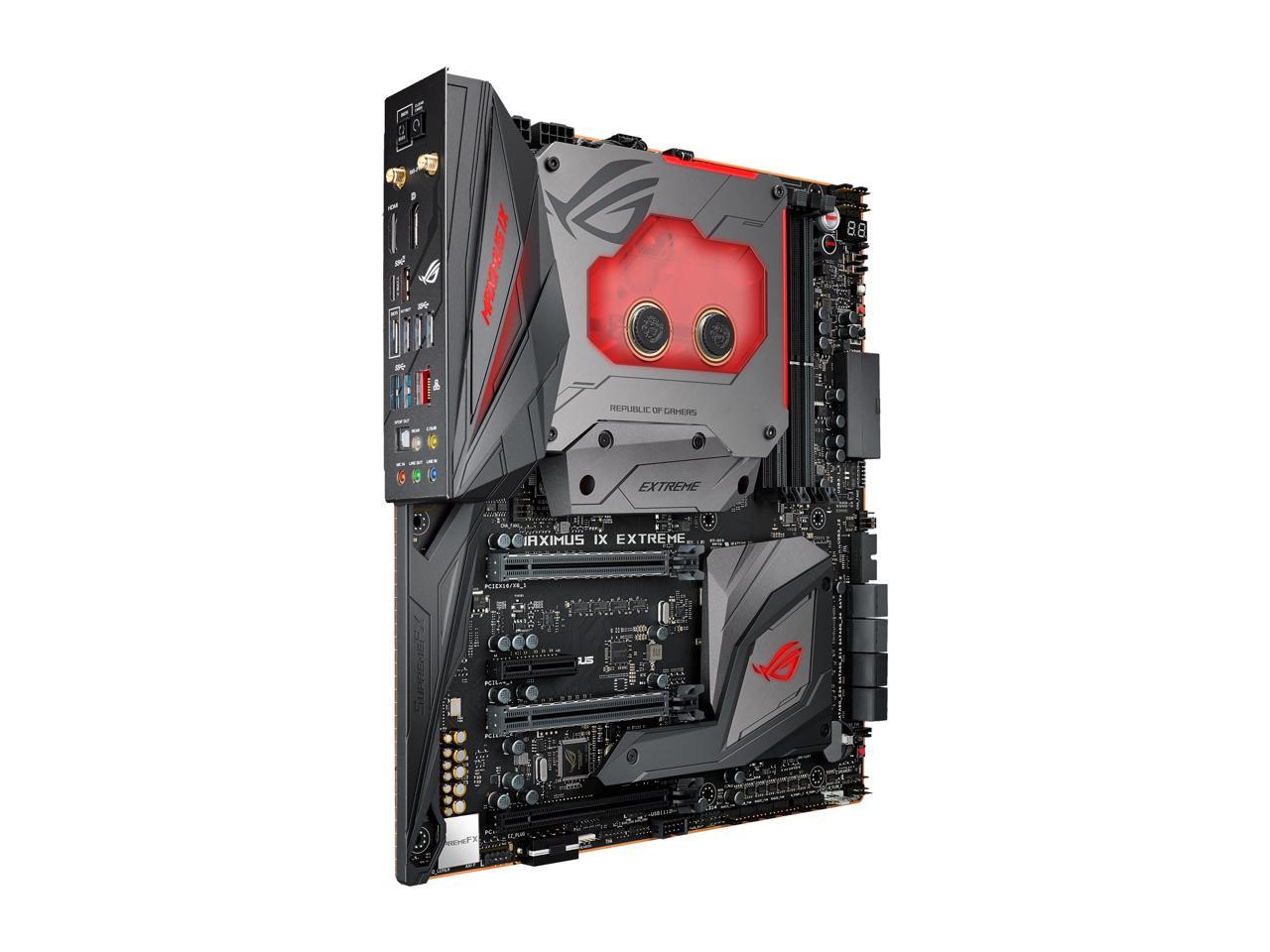 ASUS ROG Maximus IX Extreme LGA1151 DDR4 DP HDMI M.2 Z270 EATX Motherboard with Onboard AC Wifi and USB 3.1