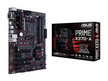ASUS PRIME X370-A AMD Ryzen AM4 DDR4 HDMI DVI VGA M.2 USB 3.1 ATX X370 Motherboard