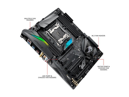 ASUS ROG STRIX X299-E GAMING LGA2066 DDR4 M.2 USB 3.1 802.11 AC WI-FI X299 ATX Motherboard for Intel Core i9 and i7 X-Series Processors