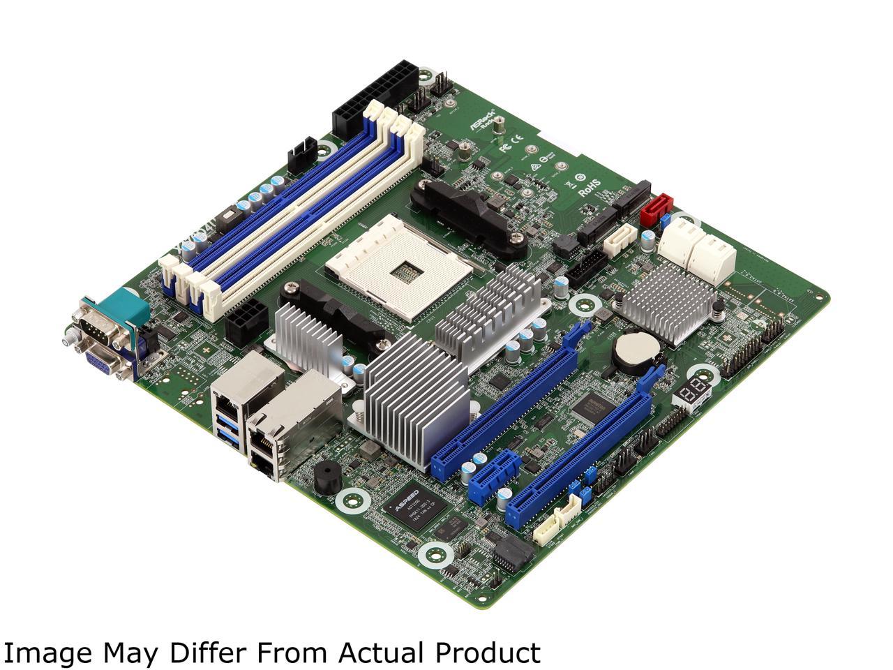 ASRock X470D4U2-2T Micro ATX Server Motherboard AM4 Ryzen & Ryzen 7nm PGA1331 AMD X470 Dual 10 GLAN