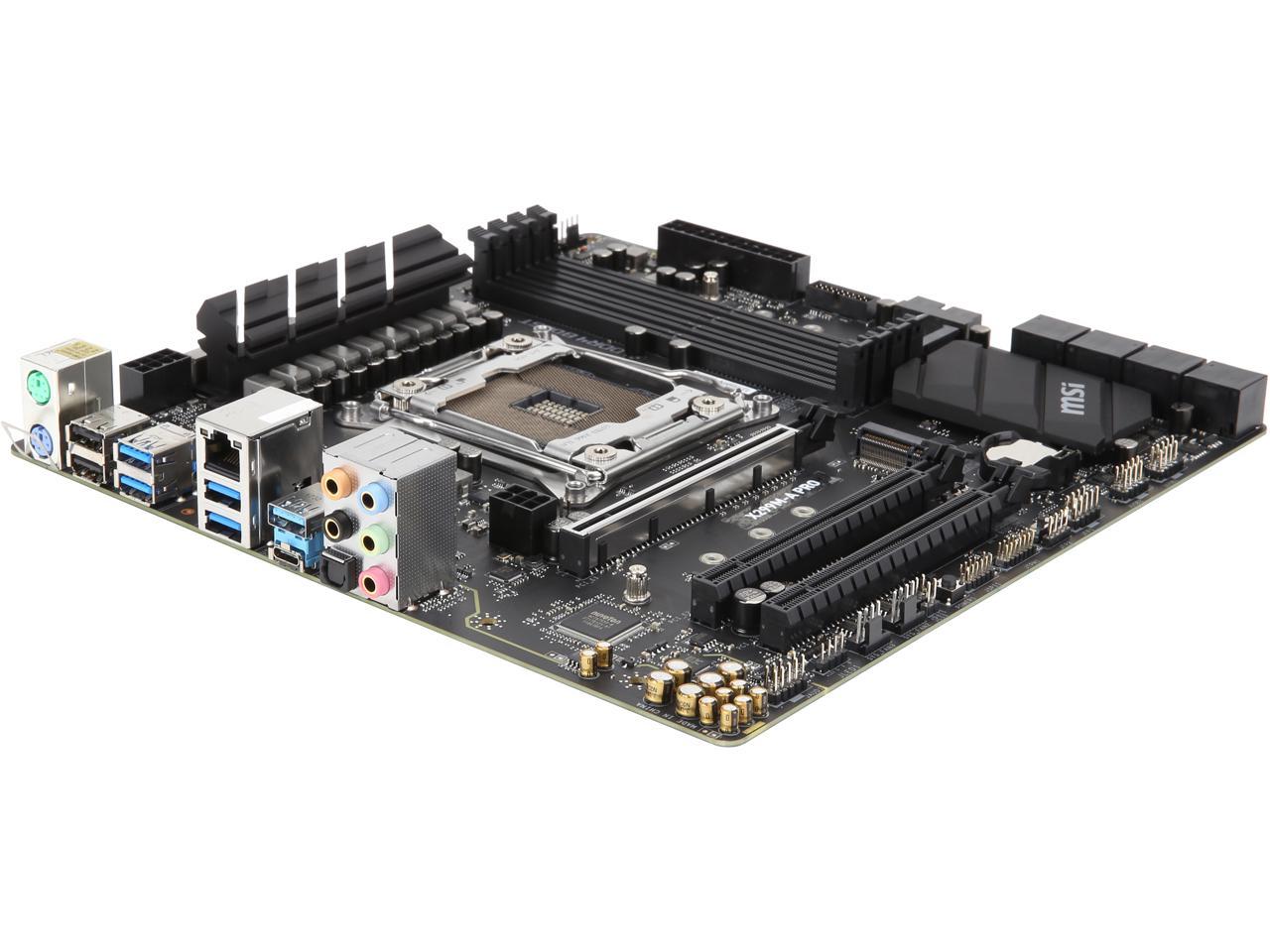 MSI PRO X299M-A PRO LGA 2066 Intel X299 SATA 6Gb/s USB 3.1 Micro ATX Intel Motherboard