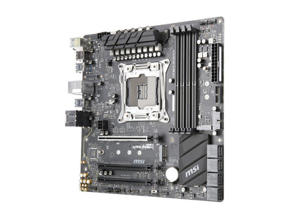 MSI PRO X299M-A PRO LGA 2066 Intel X299 SATA 6Gb/s USB 3.1 Micro ATX Intel Motherboard