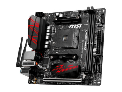 MSI PERFORMANCE GAMING B450I GAMING PLUS AC AM4 AMD B450 SATA 6Gb/s Mini ITX AMD Motherboard