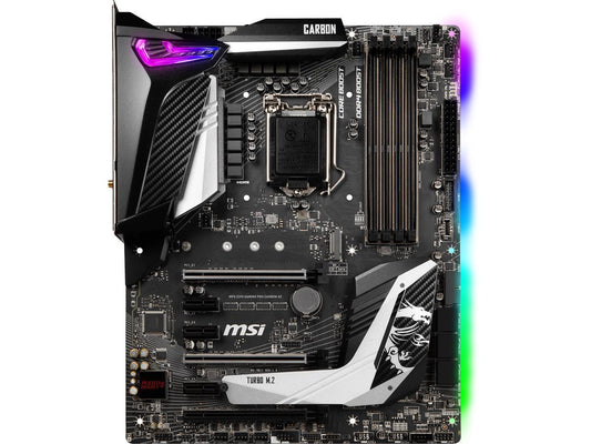 MSI MPG Z390 GAMING PRO CARBON AC LGA 1151 (300 Series) Intel Z390 HDMI SATA 6Gb/s USB 3.1 ATX Intel Motherboard