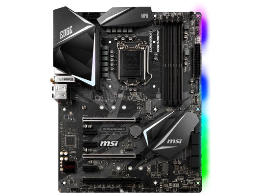 MSI MPG Z390 GAMING EDGE AC LGA 1151 (300 Series) Intel Z390 SATA 6Gb/s ATX Intel Motherboard