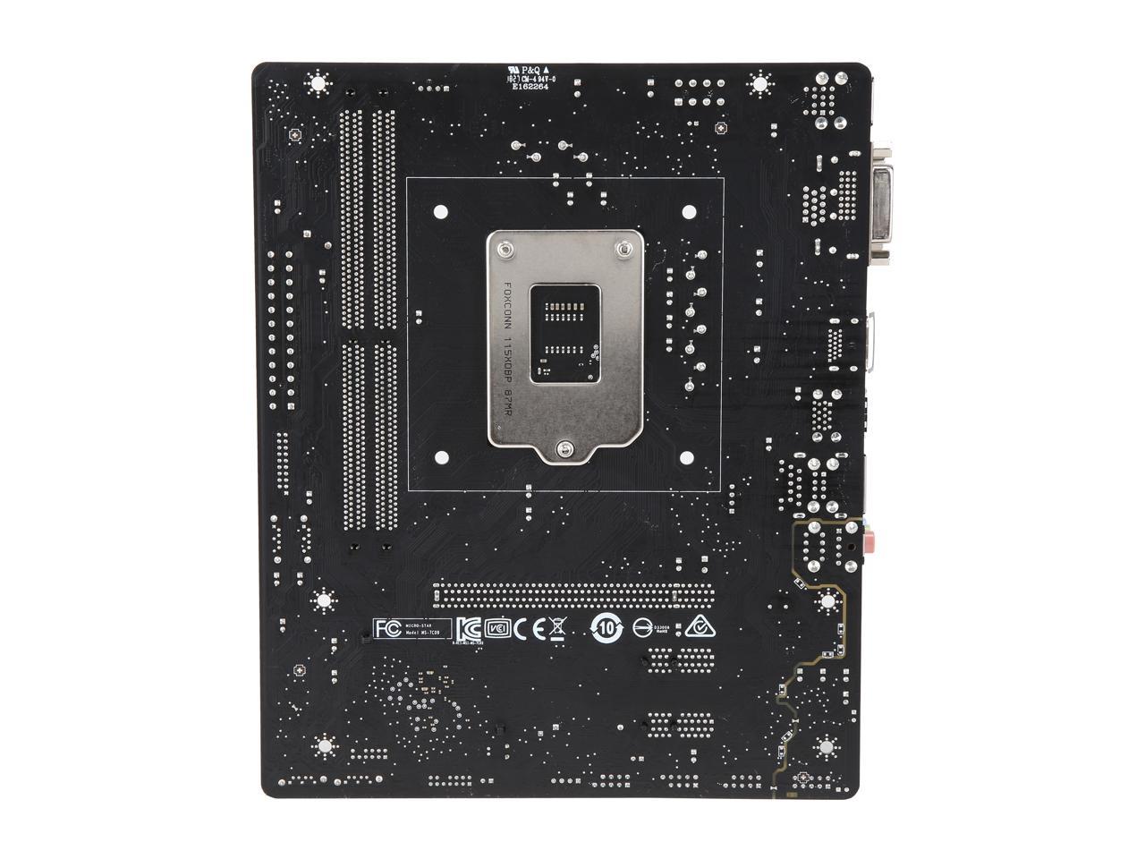 MSI PRO H310M PRO-VDH PLUS LGA 1151 (300 Series) Intel H310 HDMI SATA 6Gb/s USB 3.1 Micro ATX Intel Motherboard