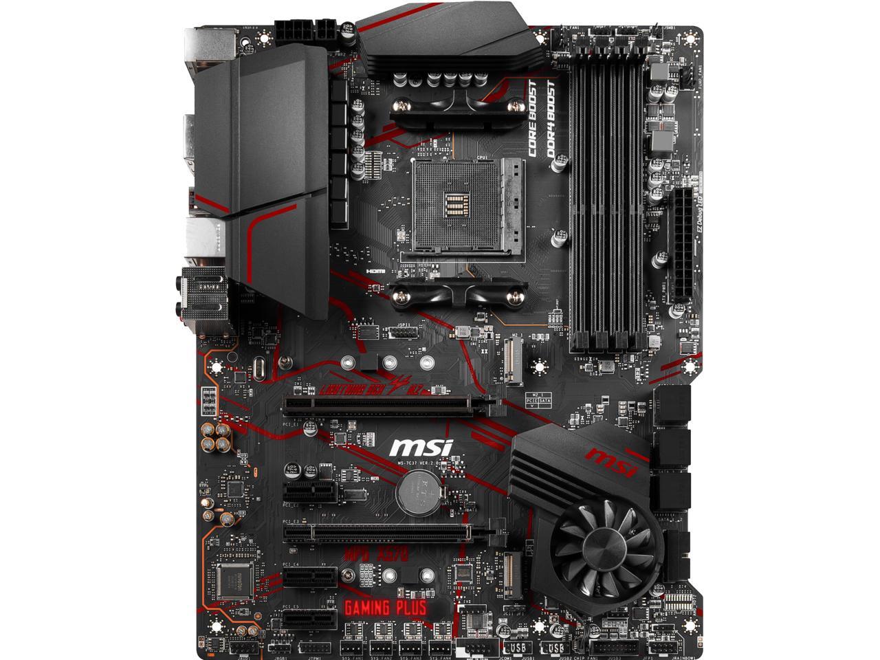 MSI MPG X570 GAMING PLUS Gaming Motherboard AMD AM4 SATA 6Gb/s M.2 USB 3.2 Gen 2 HDMI ATX