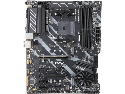 MSI X570-A PRO Motherboard AMD AM4 SATA 6Gb/s M.2 USB 3.2 Gen 2 HDMI ATX