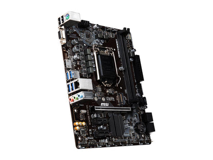 MSI PRO B365M PRO-VH LGA 1151 (300 Series) Intel B365 SATA 6Gb/s Micro ATX Intel Motherboard