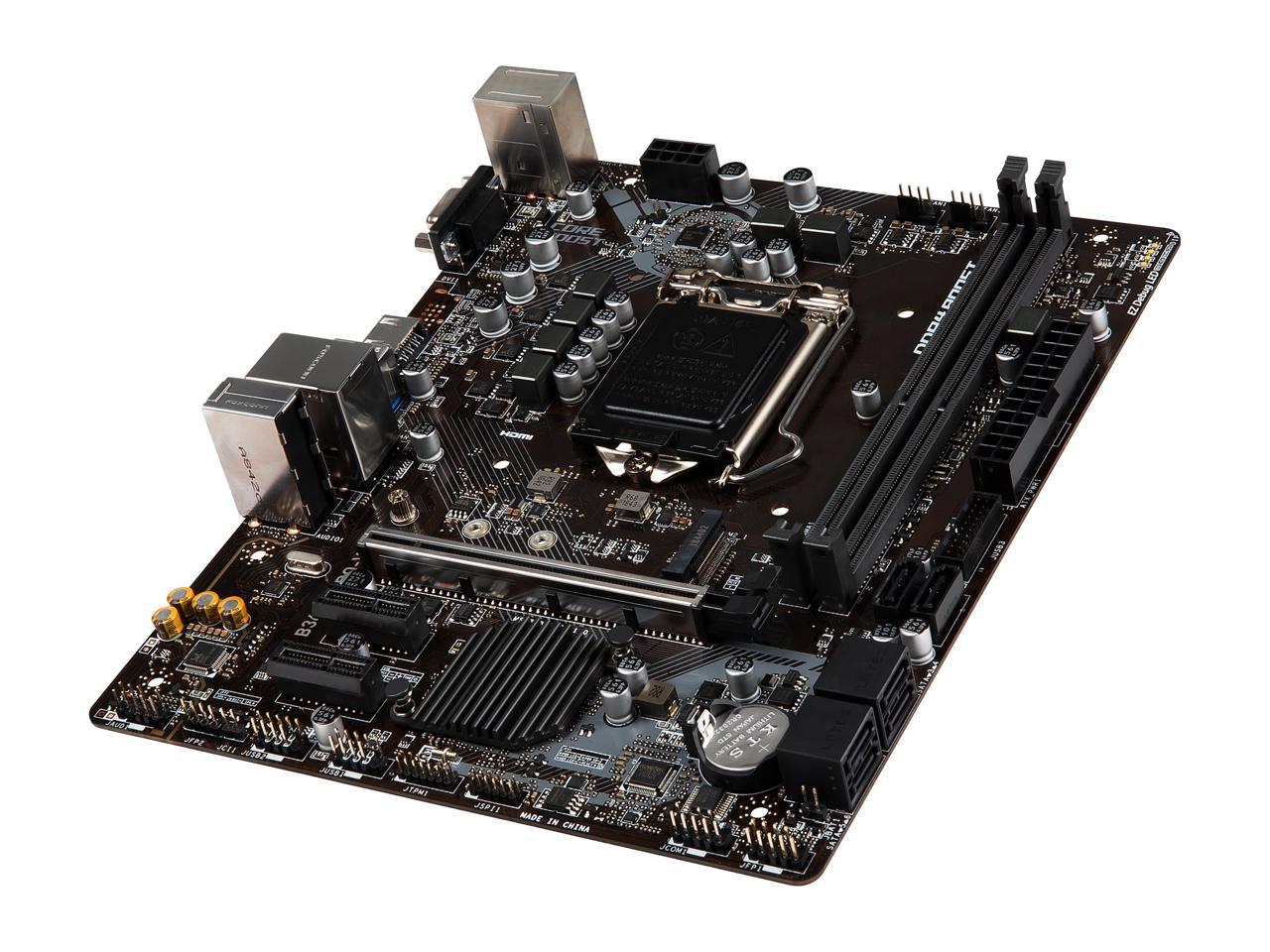 MSI PRO B365M PRO-VH LGA 1151 (300 Series) Intel B365 SATA 6Gb/s Micro ATX Intel Motherboard
