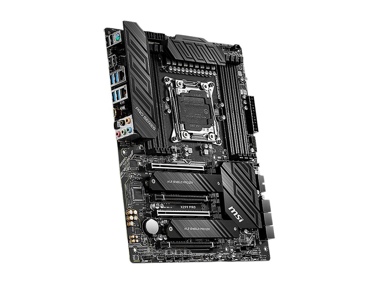 MSI PRO X299 PRO LGA 2066 Intel X299 SATA 6Gb/s ATX Intel Motherboard
