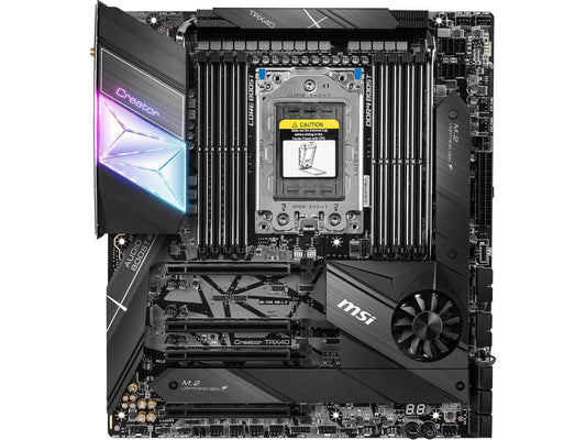 MSI Creator TRX40 sTRX4 AMD TRX40 SATA 6Gb/s Extended ATX AMD Motherboard