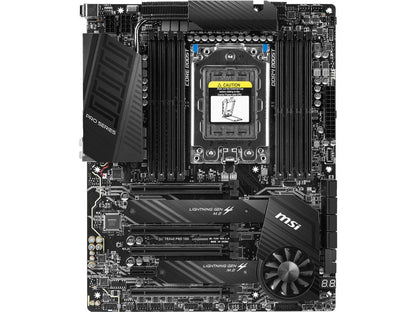 MSI PRO TRX40 PRO 10G sTRX4 AMD TRX40 SATA 6Gb/s ATX AMD Motherboard