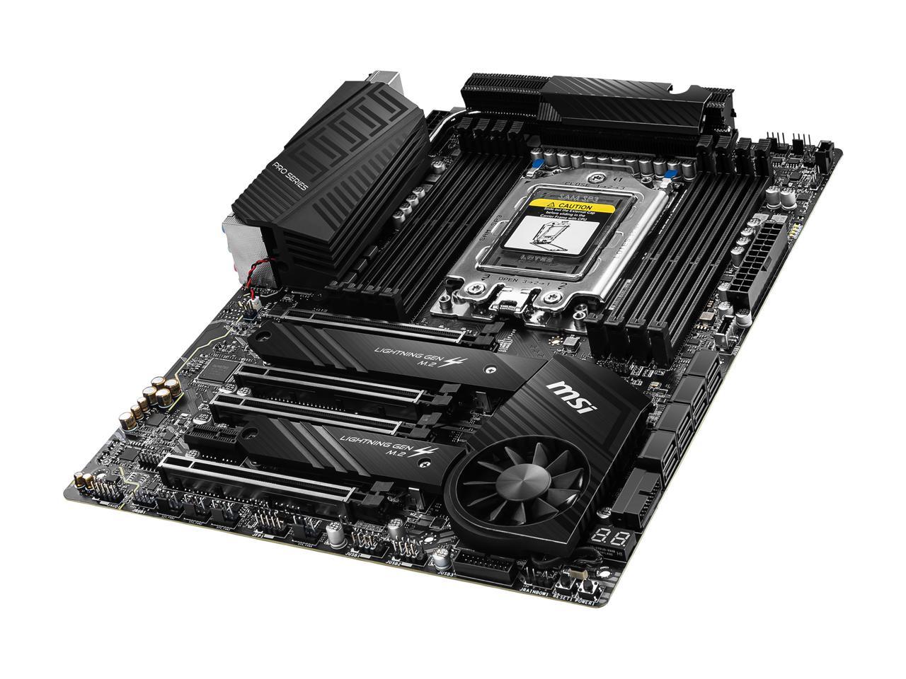 MSI PRO TRX40 PRO 10G sTRX4 AMD TRX40 SATA 6Gb/s ATX AMD Motherboard