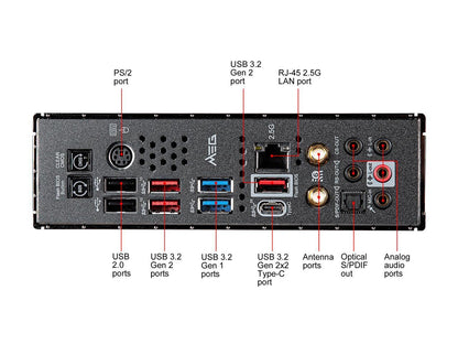 MSI MEG Z490 UNIFY LGA 1200 Intel Z490 SATA 6Gb/s ATX Intel Motherboard