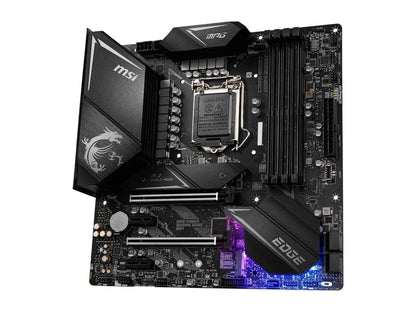 MSI MPG Z490M GAMING EDGE WIFI LGA 1200 Intel Z490 SATA 6Gb/s Micro ATX Intel Motherboard