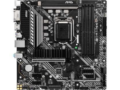 MSI MAG B460M BAZOOKA LGA 1200 Intel B460 SATA 6Gb/s Micro ATX Intel Motherboard