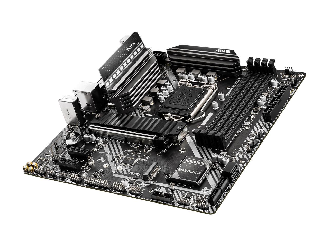 MSI MAG B460M BAZOOKA LGA 1200 Intel B460 SATA 6Gb/s Micro ATX Intel Motherboard