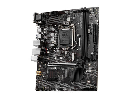 MSI PRO H410M PRO LGA 1200 Intel H410 SATA 6Gb/s Micro ATX Intel Motherboard