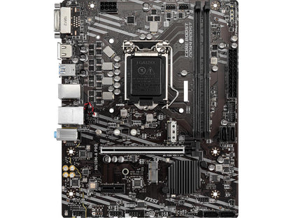 MSI PRO H410M-A PRO LGA 1200 Intel H410 SATA 6Gb/s Micro ATX Intel Motherboard
