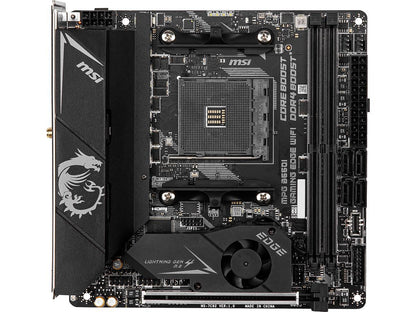 MSI MPG B550I GAMING EDGE WIFI AM4 AMD B550 SATA 6Gb/s Mini ITX AMD Motherboard