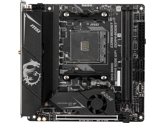 MSI MPG B550I GAMING EDGE WIFI AM4 AMD B550 SATA 6Gb/s Mini ITX AMD Motherboard