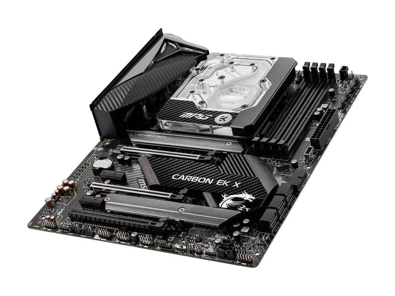 MSI MPG Z490 CARBON EK X LGA 1200 Intel Z490 SATA 6Gb/s ATX Intel Motherboard