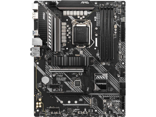 MSI MAG B460 TORPEDO LGA 1200 Intel B460 SATA 6Gb/s ATX Intel Motherboard