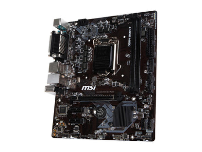 MSI PRO H310M PRO-VLH PLUS LGA 1151 (300 Series) Intel H310 SATA 6Gb/s Micro ATX Intel Motherboard