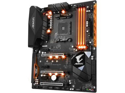 GIGABYTE GA-AX370-Gaming K5 (rev. 1.0) AM4 AMD X370 SATA 6Gb/s USB 3.1 HDMI ATX AMD Motherboard