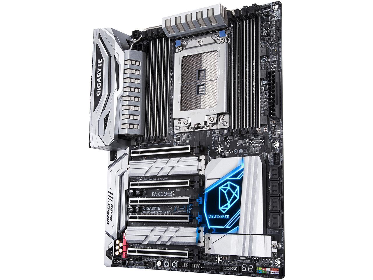GIGABYTE X399 Designare EX (rev. 1.0) sTR4 AMD X399 SATA 6Gb/s USB 3.1 ATX AMD Motherboard