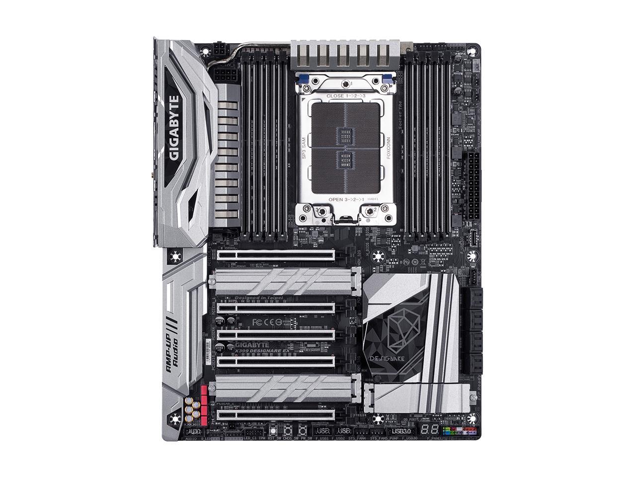GIGABYTE X399 Designare EX (rev. 1.0) sTR4 AMD X399 SATA 6Gb/s USB 3.1 ATX AMD Motherboard