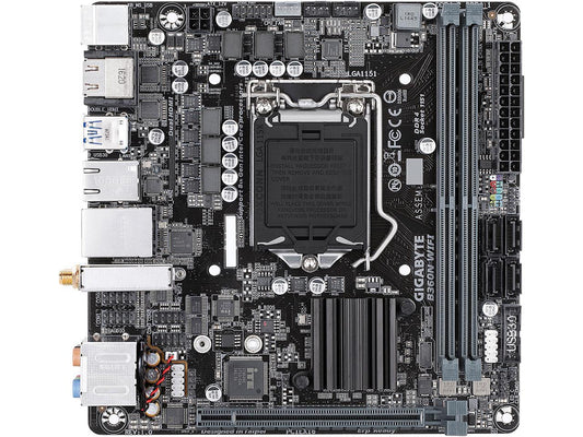 GIGABYTE B360N WIFI LGA 1151 (300 Series) Intel B360 HDMI SATA 6Gb/s USB 3.1 Mini ITX Intel Motherboard