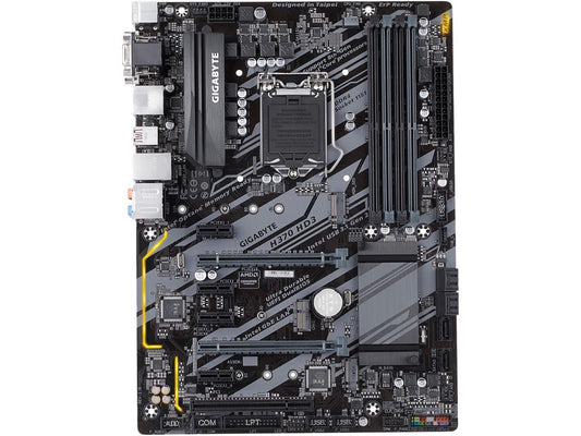 GIGABYTE H370 HD3 LGA 1151 (300 Series) Intel H370 HDMI SATA 6Gb/s USB 3.1 ATX Intel Motherboard