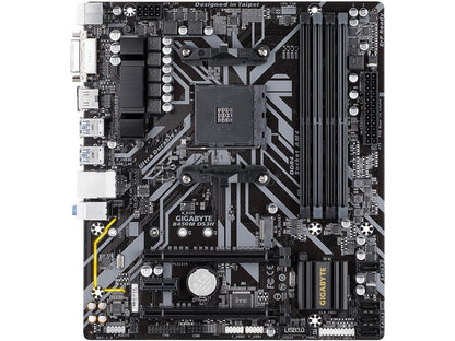 GIGABYTE B450M DS3H AM4 AMD B450 SATA 6Gb/s Micro ATX AMD Motherboard