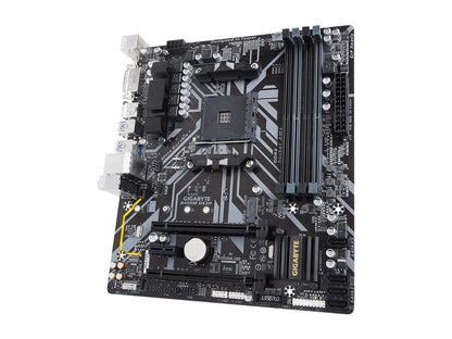 GIGABYTE B450M DS3H AM4 AMD B450 SATA 6Gb/s Micro ATX AMD Motherboard