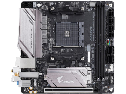 GIGABYTE B450 I AORUS PRO WIFI AM4 AMD B450 SATA 6Gb/s USB 3.1 HDMI Mini ITX AMD Motherboard