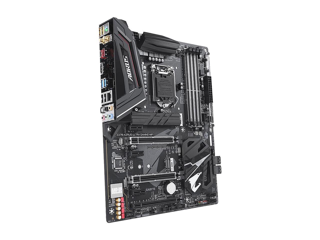 GIGABYTE Z370 AORUS ULTRA GAMING WIFI LGA 1151 (300 Series) Intel Z370 HDMI SATA 6Gb/s USB 3.1 ATX Intel Motherboard