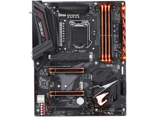 GIGABYTE Z370 AORUS ULTRA GAMING WIFI LGA 1151 (300 Series) Intel Z370 HDMI SATA 6Gb/s USB 3.1 ATX Intel Motherboard