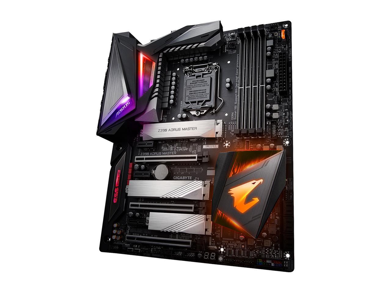 GIGABYTE Z390 AORUS MASTER LGA 1151 (300 Series) Intel Z390 SATA 6Gb/s ATX Intel Motherboard