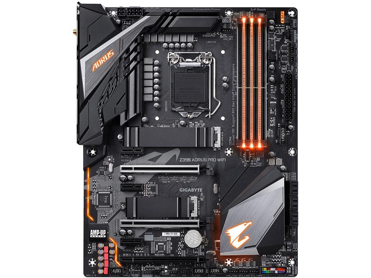 GIGABYTE Z390 AORUS PRO WIFI LGA 1151 (300 Series) Intel Z390 SATA 6Gb/s ATX Intel Motherboard