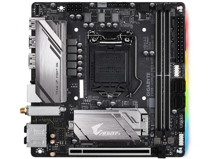 GIGABYTE Z390 I AORUS PRO WIFI LGA 1151 (300 Series) Intel Z390 SATA 6Gb/s Mini ITX Intel Motherboard