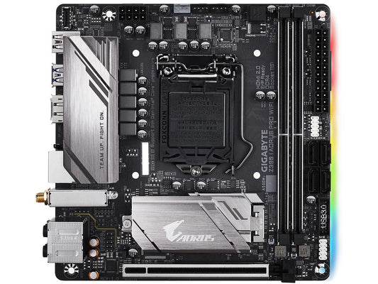 GIGABYTE Z390 I AORUS PRO WIFI LGA 1151 (300 Series) Intel Z390 SATA 6Gb/s Mini ITX Intel Motherboard