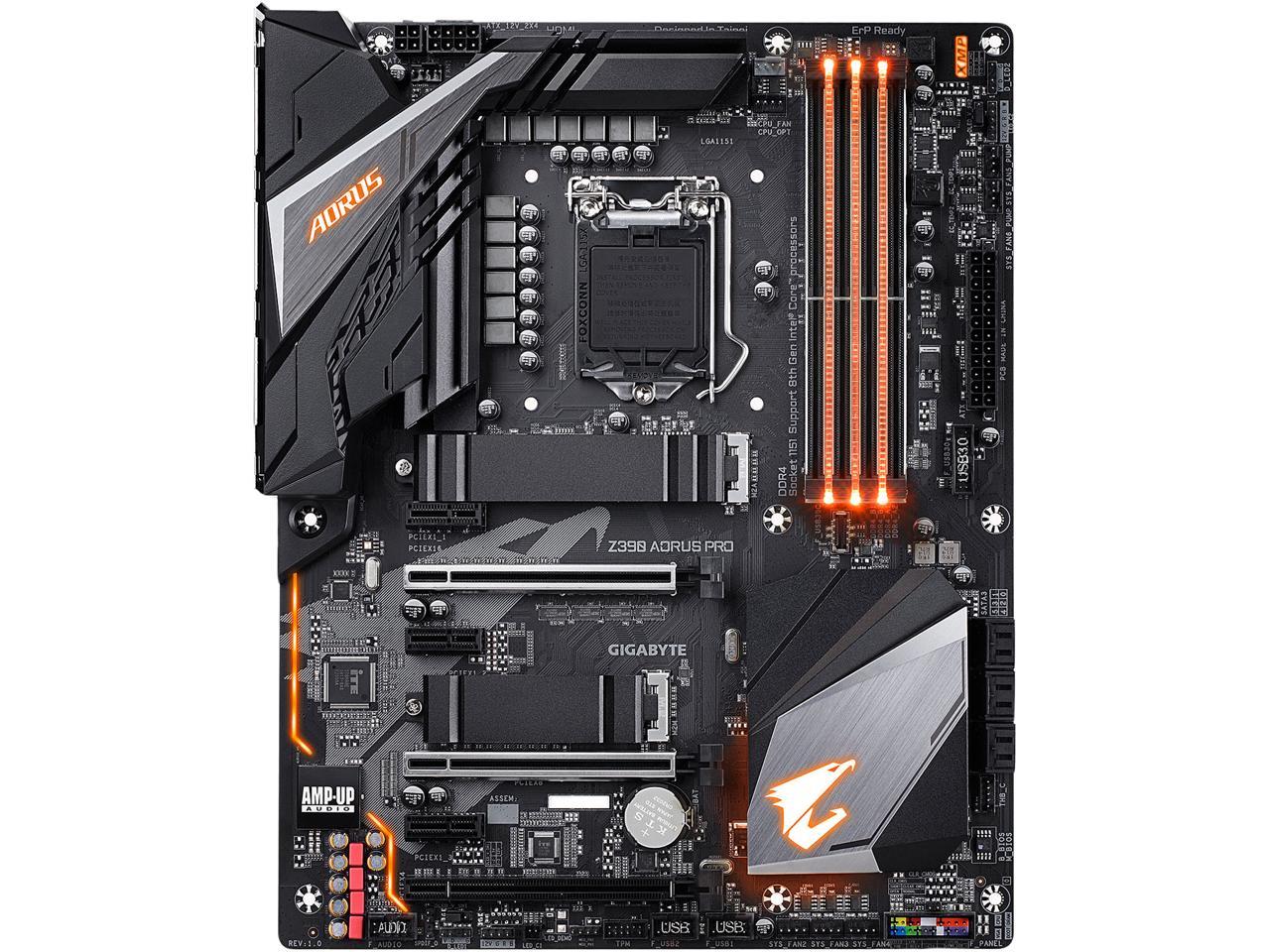 GIGABYTE Z390 AORUS PRO LGA 1151 (300 Series) Intel Z390 HDMI SATA 6Gb/s USB 3.1 ATX Intel Motherboard
