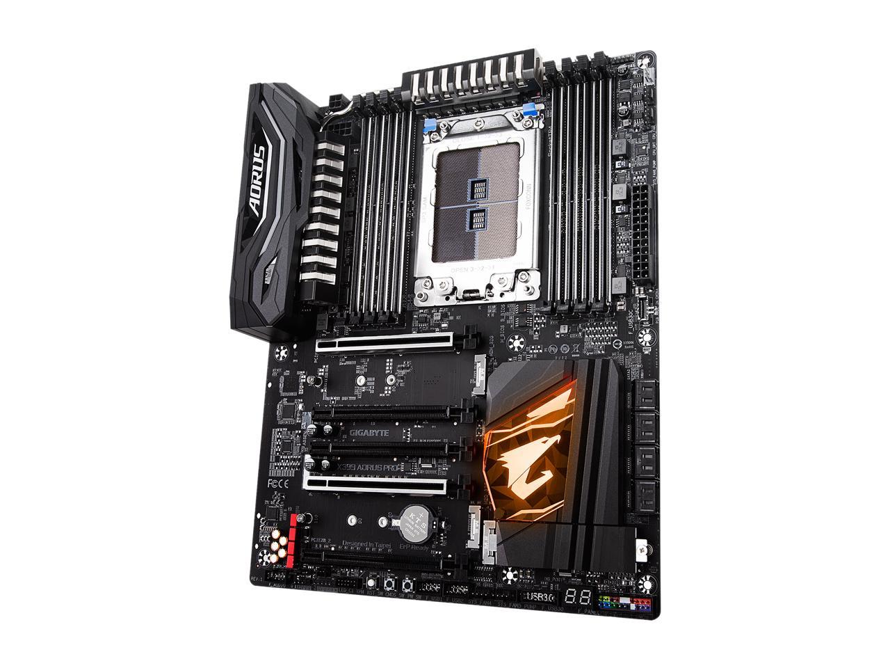 GIGABYTE X399 AORUS PRO sTR4 AMD X399 SATA 6Gb/s USB 3.1 ATX AMD Motherboard