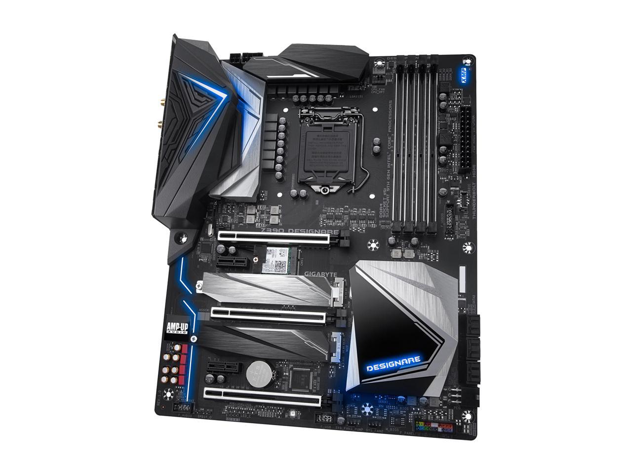 GIGABYTE Z390 DESIGNARE LGA 1151 (300 Series) Intel Z390 HDMI SATA 6Gb/s USB 3.1 ATX Intel Motherboard