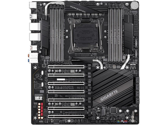 GIGABYTE X299-WU8 LGA 2066 Intel X299 Motherboard with 7 PCIe x16 Slots and Dual Intel Server LAN