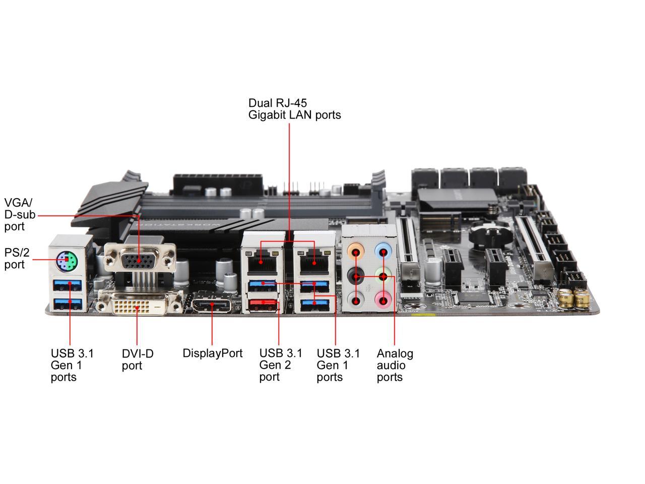 GIGABYTE C246M-WU4 LGA 1151 (300 Series) Intel C246 SATA 6Gb/s USB 3.1 Micro ATX Intel Motherboard