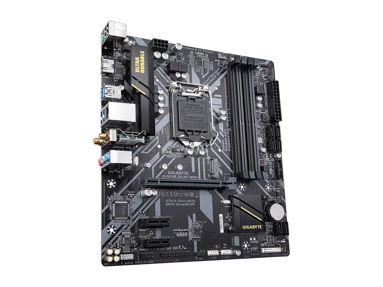 GIGABYTE B365M DS3H WIFI Micro ATX Intel Motherboard